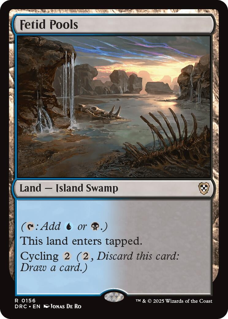 Image for Fetid Pools (156) (Commander: Aetherdrift) - Magic: The Gathering