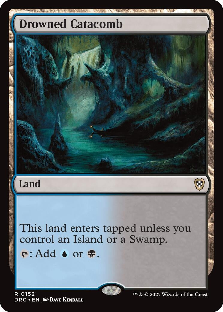 Image for Drowned Catacomb (152) (Commander: Aetherdrift) - Magic: The Gathering