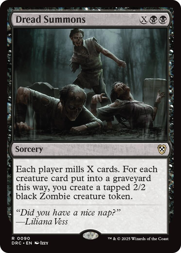 Image for Dread Summons (90) (Commander: Aetherdrift) - Magic: The Gathering