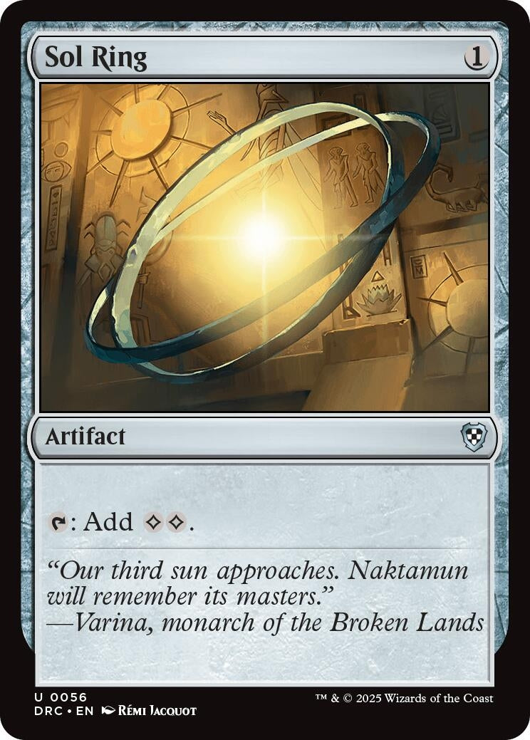 Image for Sol Ring (0056) (56) (Commander: Aetherdrift) - Magic: The Gathering