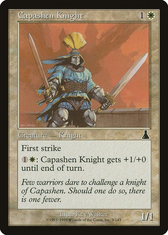 Capashen Knight (3) [UDS] - MTG Single