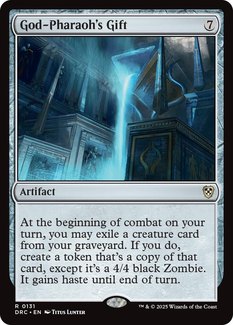 Image for God-Pharaoh's Gift (131) (Commander: Aetherdrift) - Magic: The Gathering