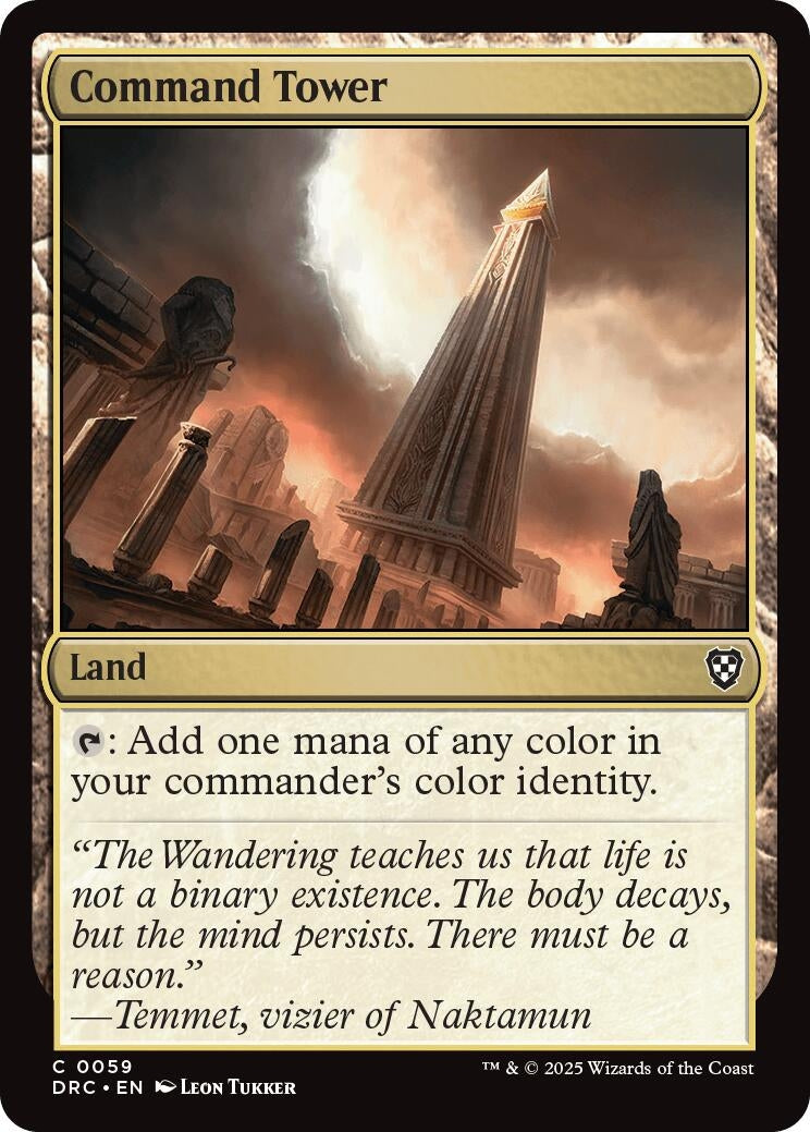 Image for Command Tower (0059) (59) (Commander: Aetherdrift) - Magic: The Gathering