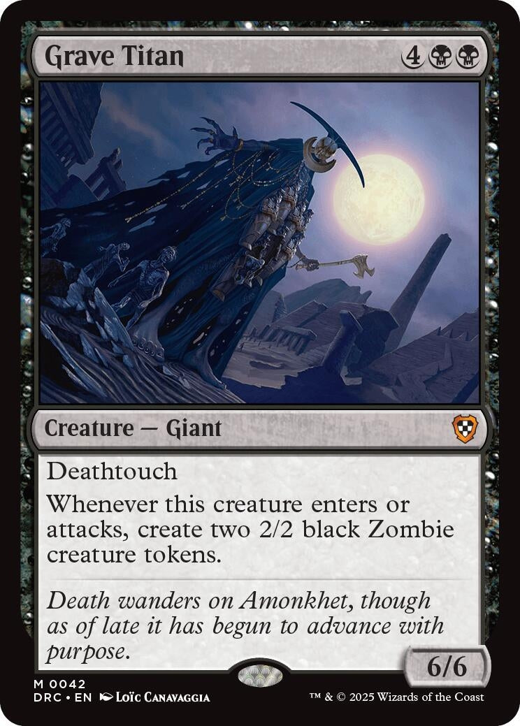 Image for Grave Titan (42) (Commander: Aetherdrift) - Magic: The Gathering
