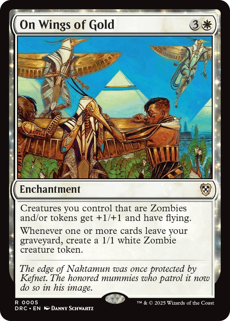 Image for On Wings of Gold (5) (Commander: Aetherdrift) - Magic: The Gathering