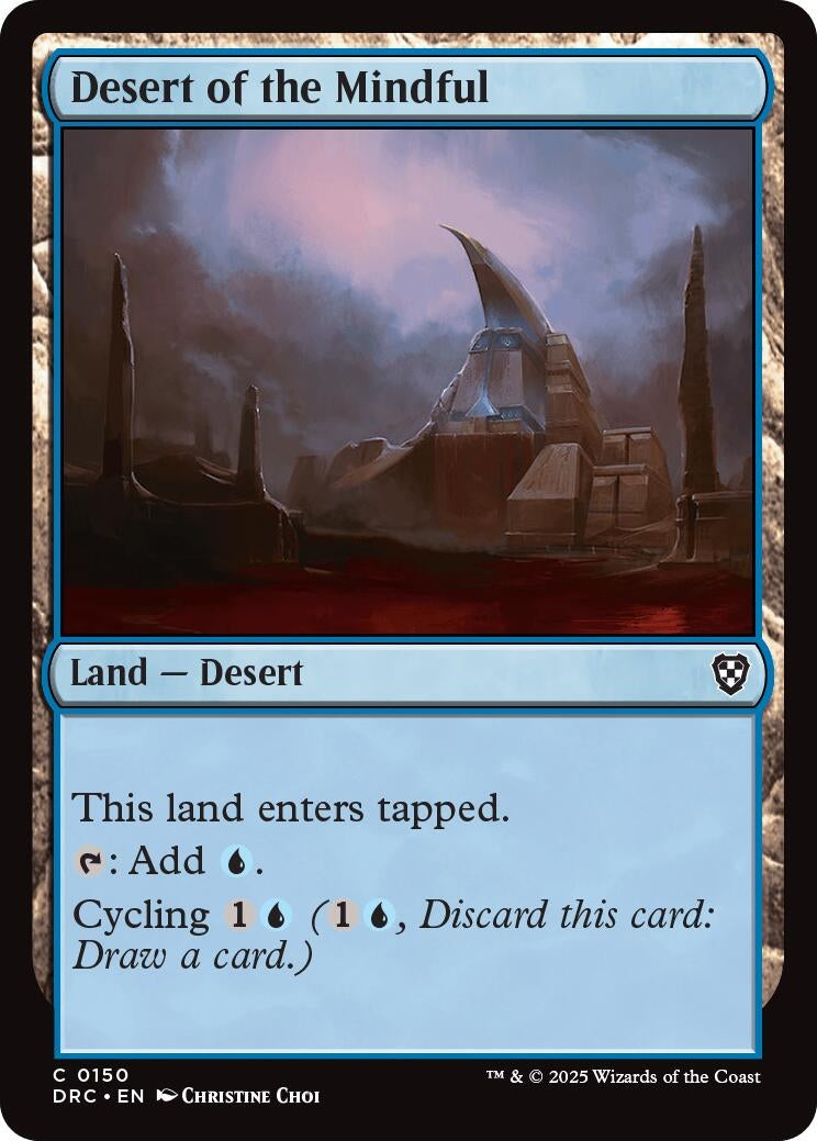 Image for Desert of the Mindful (150) (Commander: Aetherdrift) - Magic: The Gathering