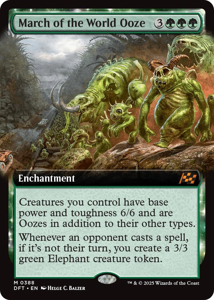 Image for March of the World Ooze (Extended Art) (388) [Aetherdrift]