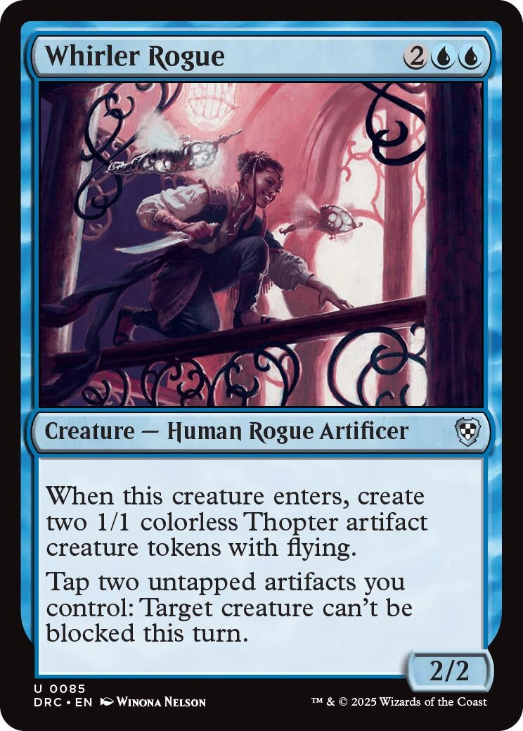 Image for Whirler Rogue (85) (Commander: Aetherdrift) - Magic: The Gathering