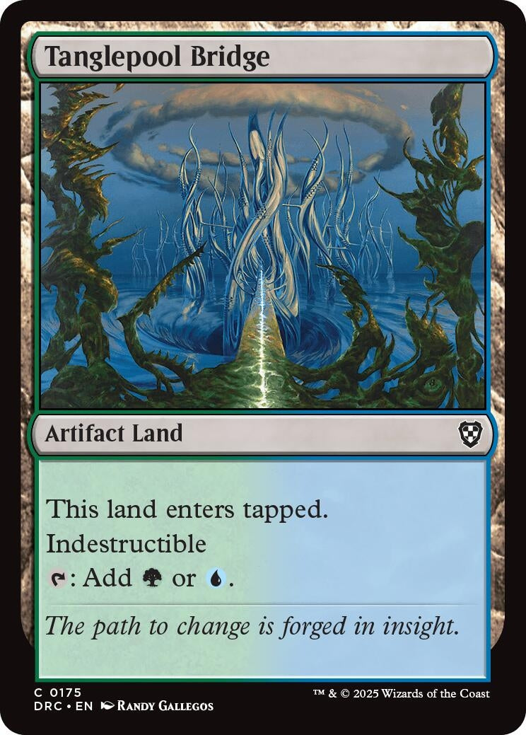 Image for Tanglepool Bridge (175) (Commander: Aetherdrift) - Magic: The Gathering