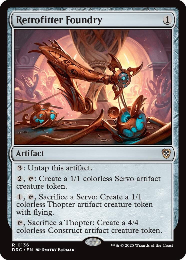 Image for Retrofitter Foundry (136) (Commander: Aetherdrift) - Magic: The Gathering