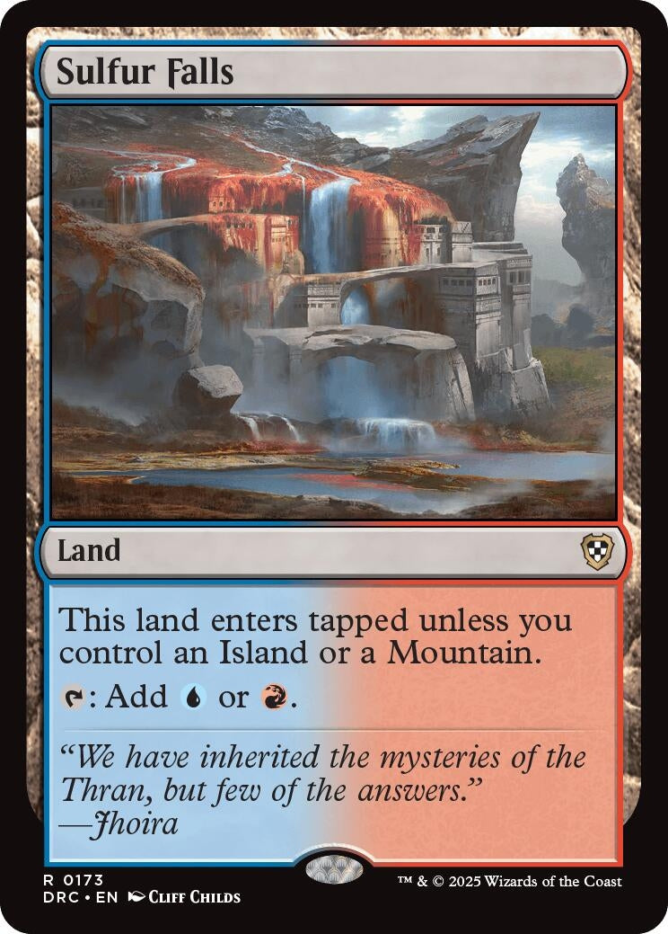 Image for Sulfur Falls (173) (Commander: Aetherdrift) - Magic: The Gathering