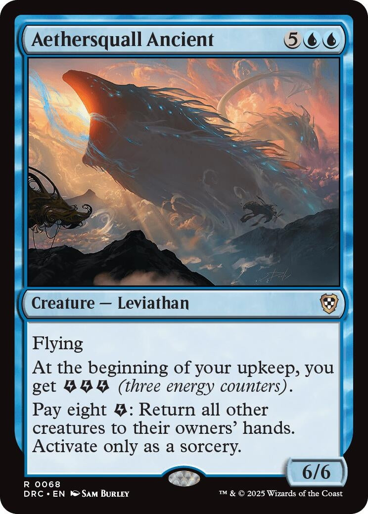 Image for Aethersquall Ancient (68) (Commander: Aetherdrift) - Magic: The Gathering