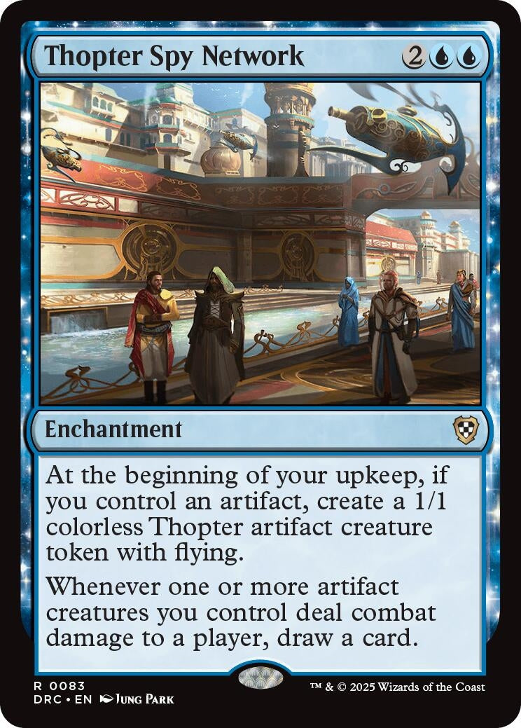Image for Thopter Spy Network (83) (Commander: Aetherdrift) - Magic: The Gathering
