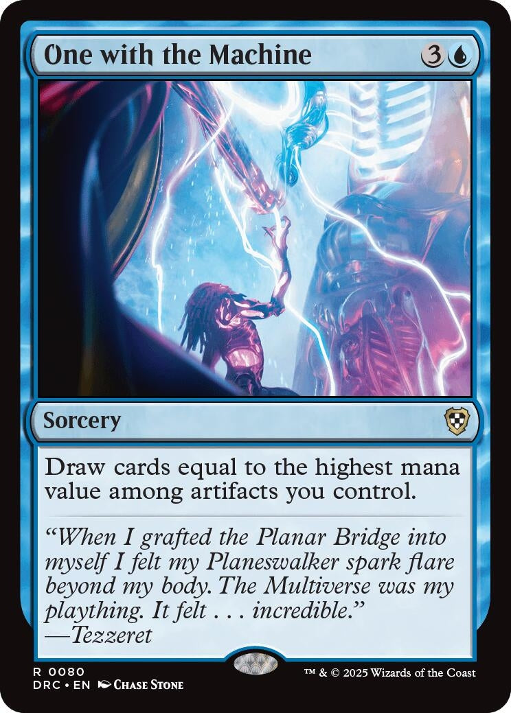 Image for One with the Machine (80) (Commander: Aetherdrift) - Magic: The Gathering