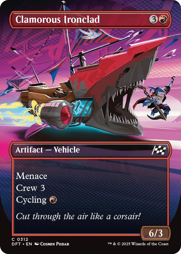 Image for Clamorous Ironclad (Borderless) (312) [Aetherdrift]