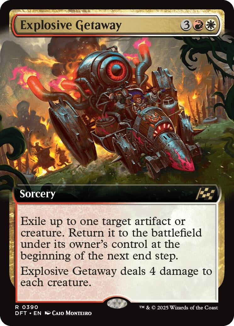 Image for Explosive Getaway (Extended Art) (390) [Aetherdrift]
