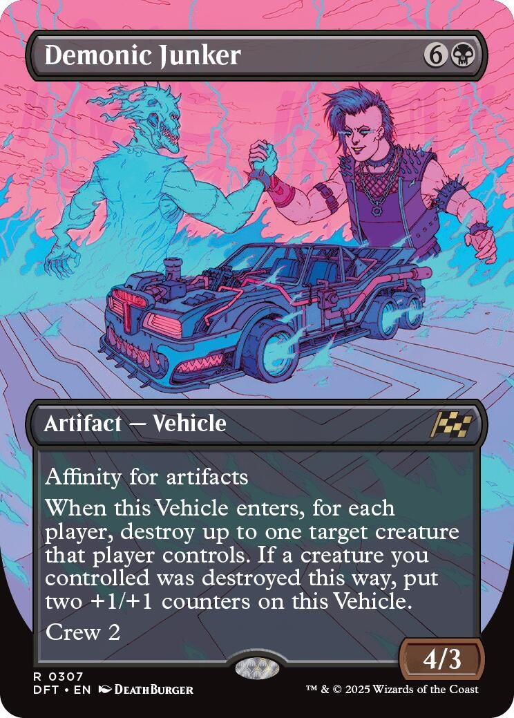 Image for Demonic Junker (Borderless) (307) [Aetherdrift]