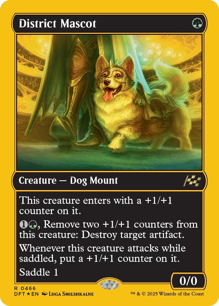 Image for District Mascot (First-Place Foil) (466) [Aetherdrift]