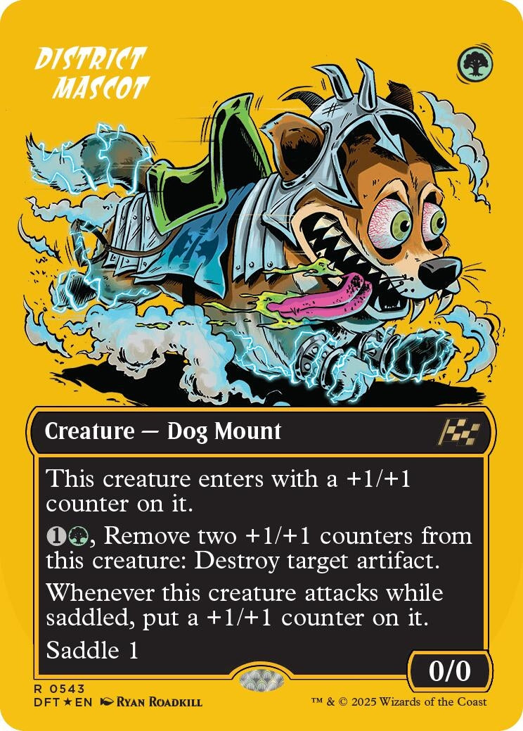 Image for District Mascot (Borderless) (First-Place Foil) (543) [Aetherdrift]