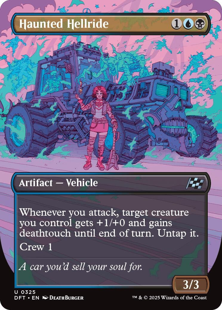 Image for Haunted Hellride (Borderless) (325) [Aetherdrift]