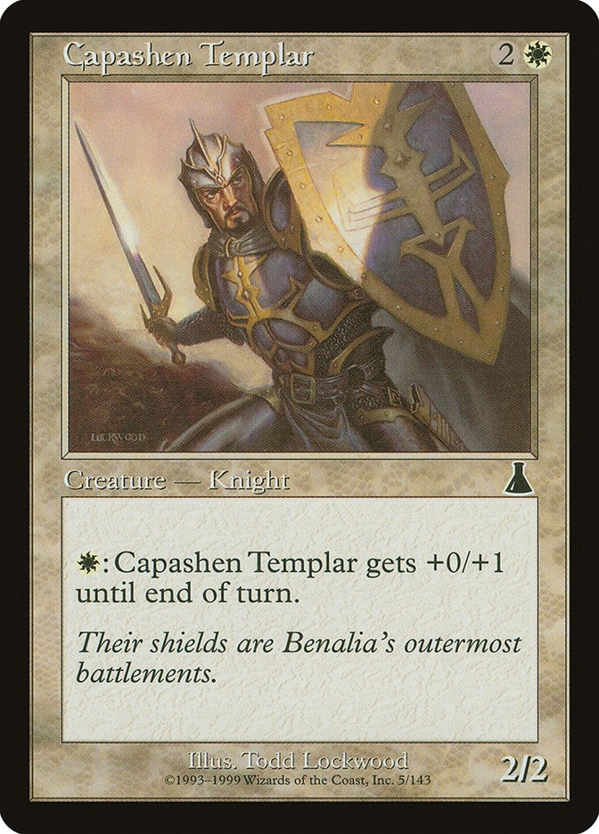 Capashen Templar (5) [UDS] - MTG Single