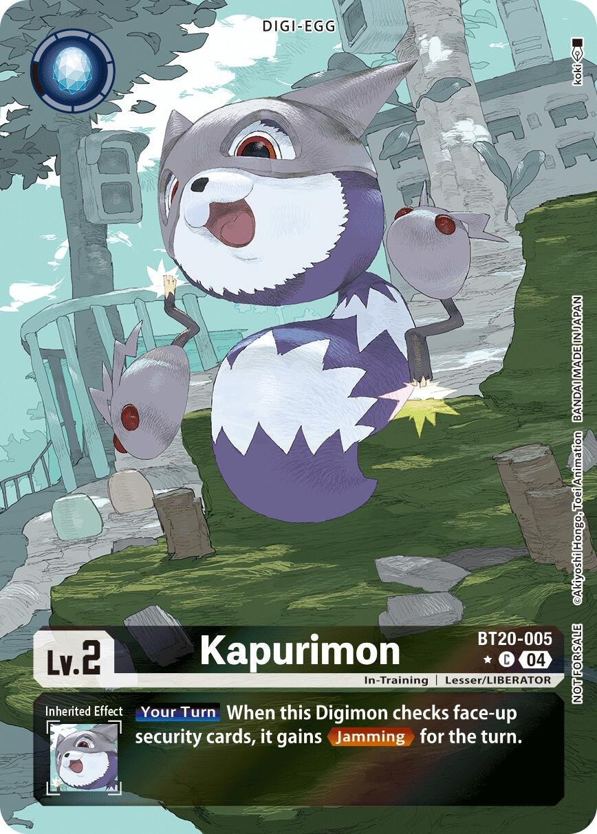 Image for Kapurimon (Release Special Booster 2.5: Box Promotion Pack) (BT20-005 C) (Release Special Booster 2.5) - Digimon Card Game