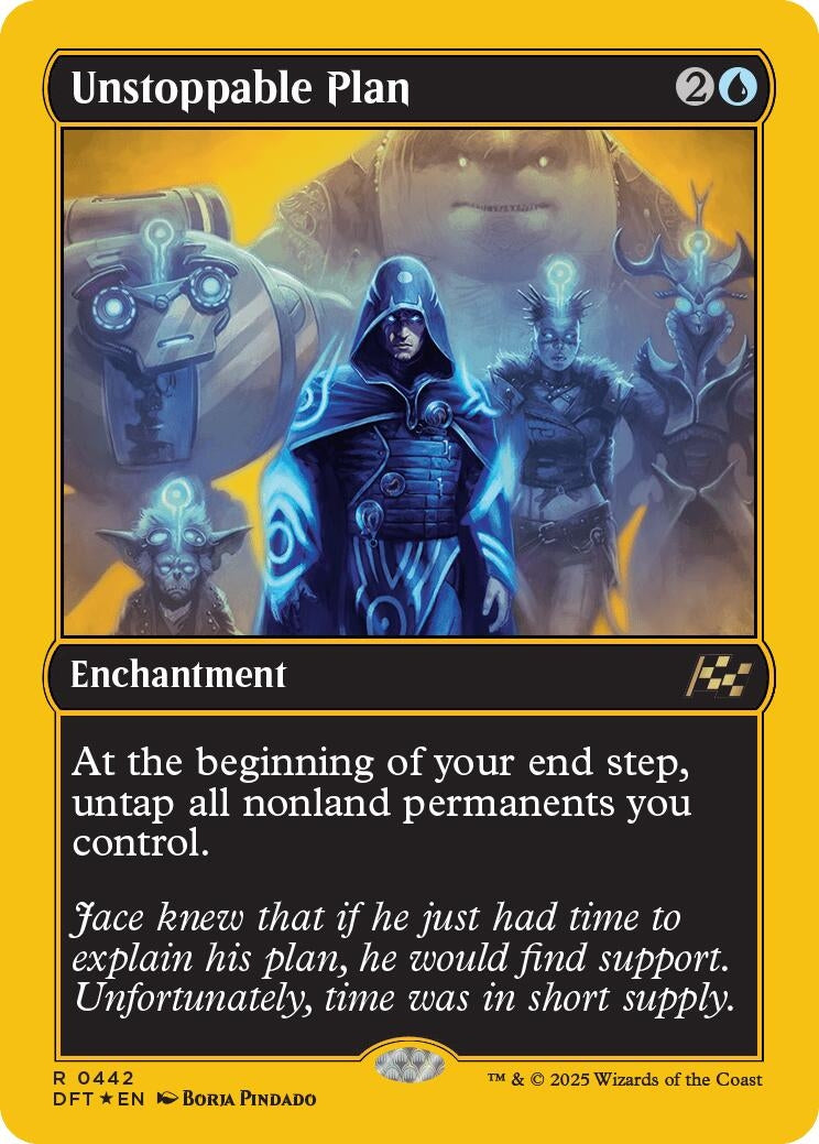 Image for Unstoppable Plan (First-Place Foil) (442) [Aetherdrift]