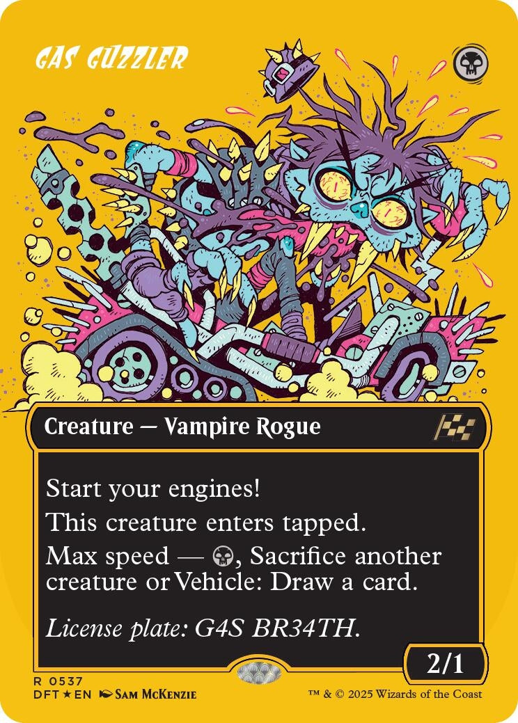 Image for Gas Guzzler (Borderless) (First-Place Foil) (537) [Aetherdrift]