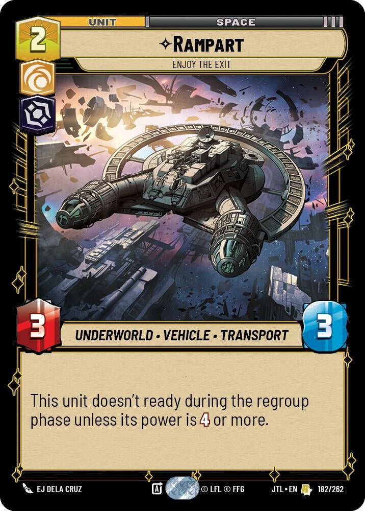 Image for Rampart - Enjoy the Exit (182/262) (Jump to Lightspeed) - Star Wars: Unlimited