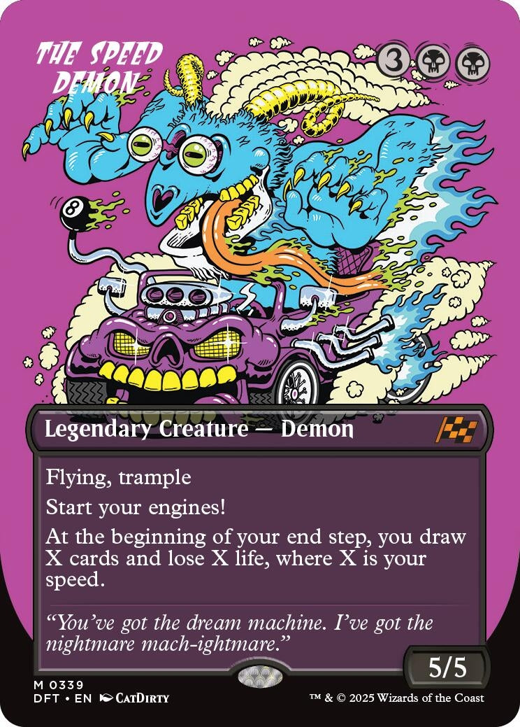 Image for The Speed Demon (Borderless) (339) [Aetherdrift]