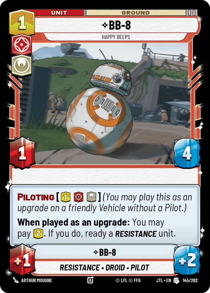 Image for BB-8 - Happy Beeps (145/262) (Jump to Lightspeed) - Star Wars: Unlimited