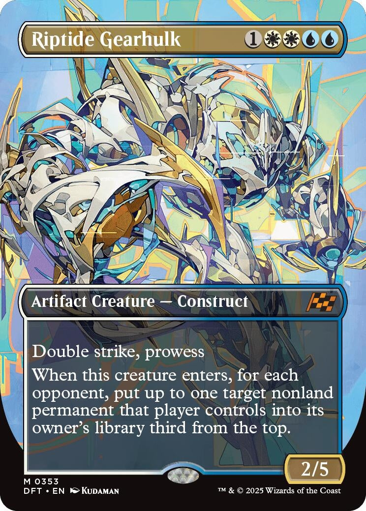Image for Riptide Gearhulk (Borderless) (353) [Aetherdrift]