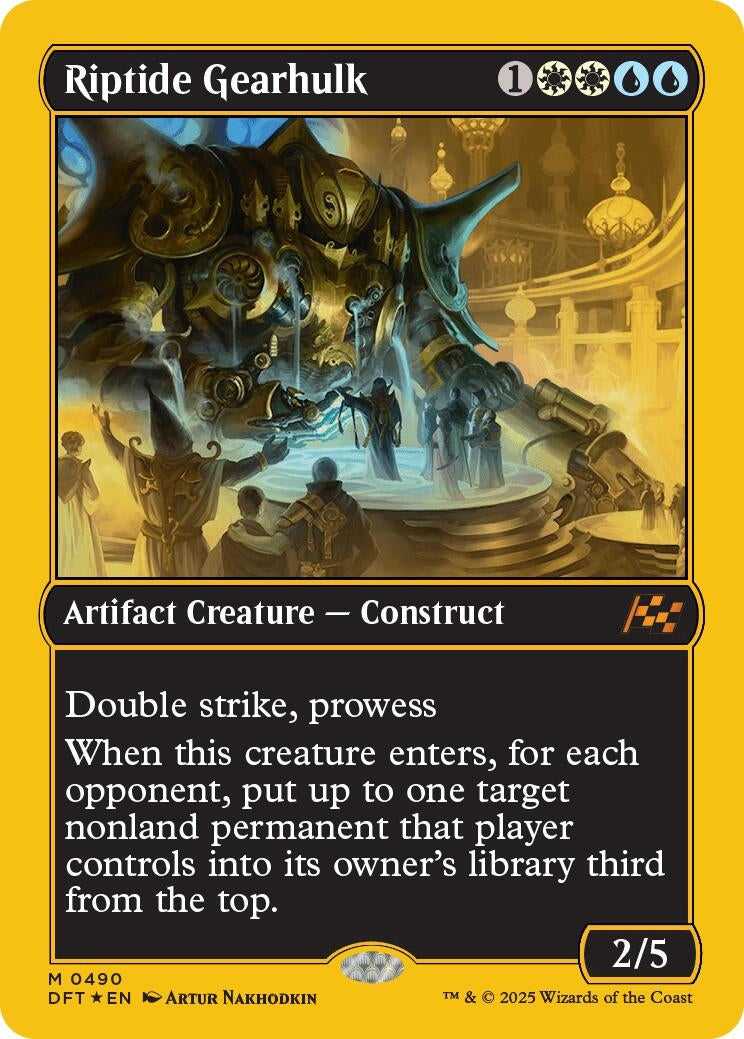 Image for Riptide Gearhulk (First-Place Foil) (490) [Aetherdrift]