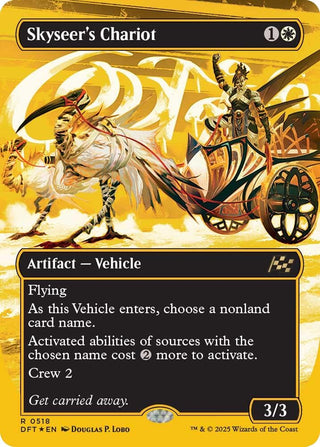 Image for Skyseer's Chariot (Borderless) (First-Place Foil) (518) [Aetherdrift]