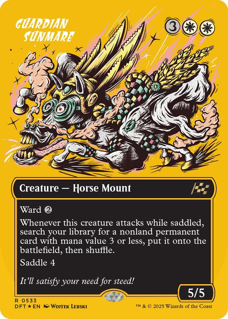 Image for Guardian Sunmare (Borderless) (First-Place Foil) (533) [Aetherdrift]