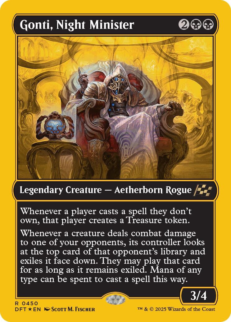 Image for Gonti, Night Minister (First-Place Foil) (450) [Aetherdrift]