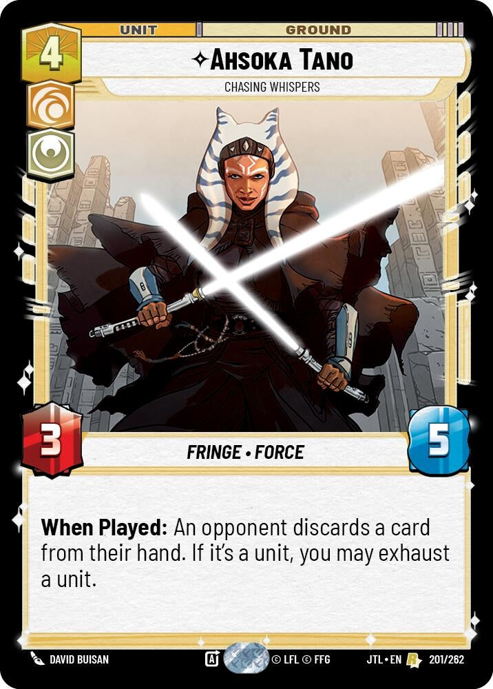 Image for Ahsoka Tano - Chasing Whispers (201/262) (Jump to Lightspeed) - Star Wars: Unlimited