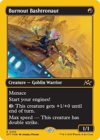 Image for Burnout Bashtronaut (First-Place Foil) (455) [Aetherdrift]