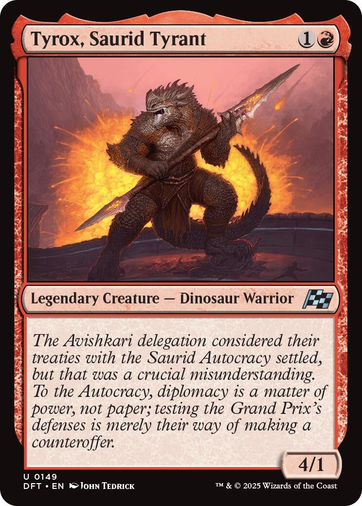 Image for Tyrox, Saurid Tyrant (149) [Aetherdrift]