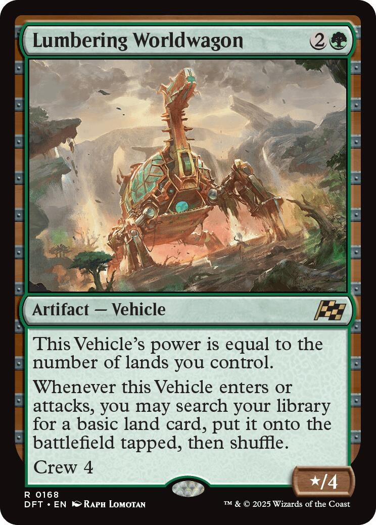 Image for Lumbering Worldwagon (168) [Aetherdrift]