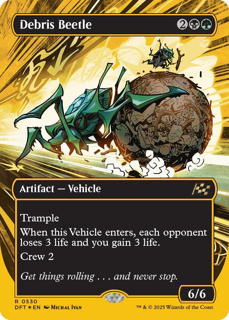 Image for Debris Beetle (Borderless) (First-Place Foil) (530) [Aetherdrift]