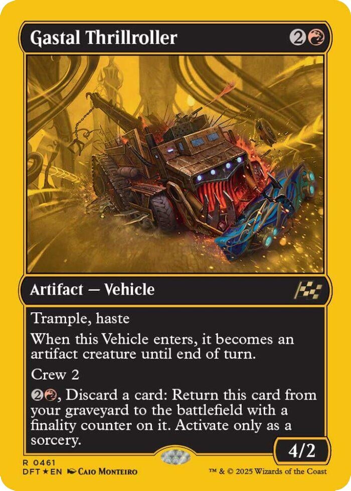 Image for Gastal Thrillroller (First-Place Foil) (461) [Aetherdrift]