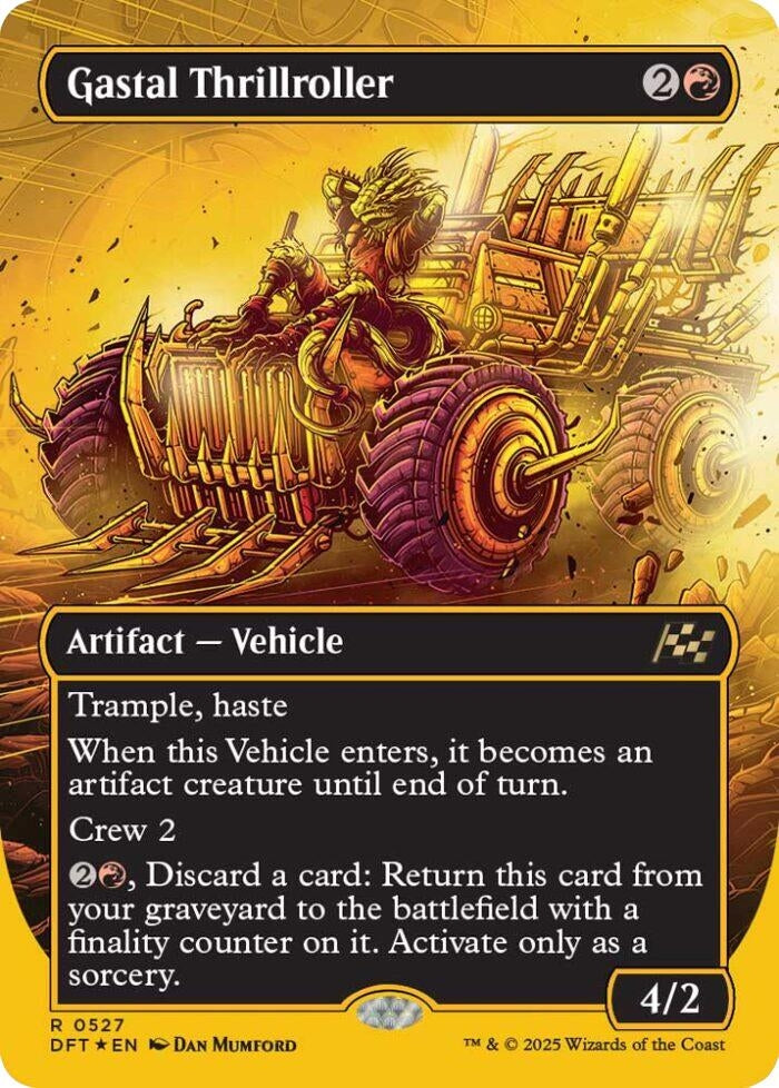Image for Gastal Thrillroller (Borderless) (First-Place Foil) (527) [Aetherdrift]