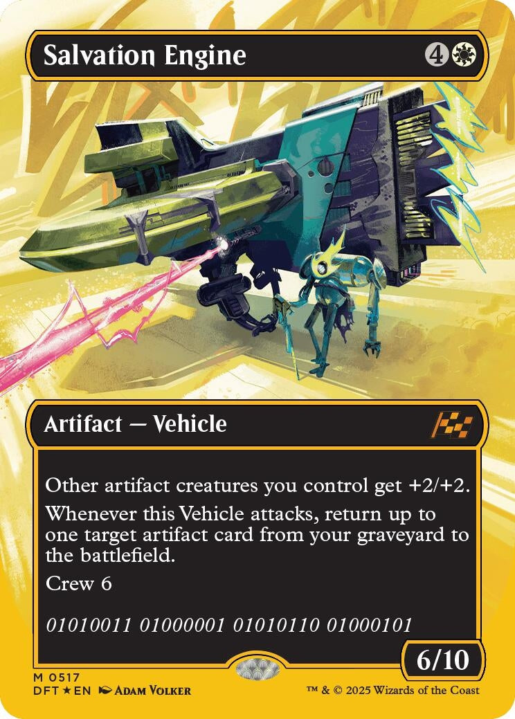 Image for Salvation Engine (Borderless) (First-Place Foil) (517) [Aetherdrift]