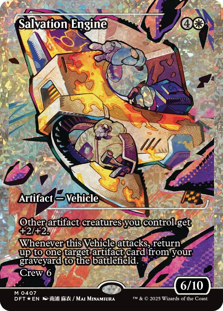 Image for Salvation Engine (Showcase) (Fracture Foil) (407) [Aetherdrift]