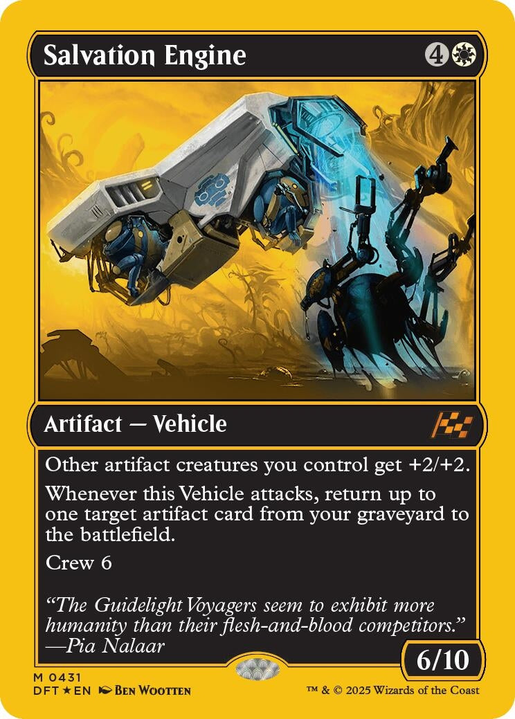 Image for Salvation Engine (First-Place Foil) (431) [Aetherdrift]