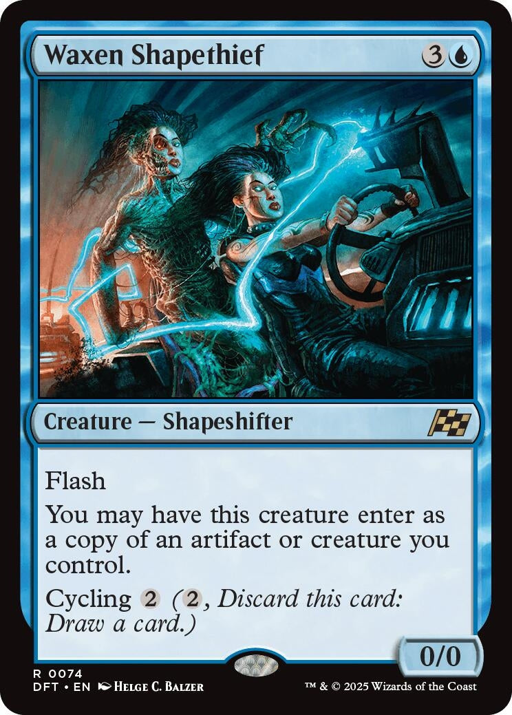 Image for Waxen Shapethief (74) [Aetherdrift]