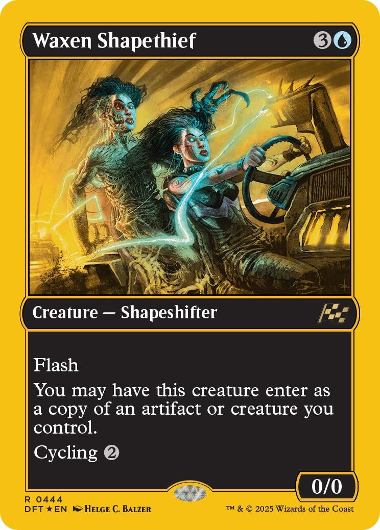 Image for Waxen Shapethief (First-Place Foil) (444) [Aetherdrift]