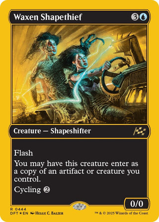 Image for Waxen Shapethief (First-Place Foil) (444) [Aetherdrift]
