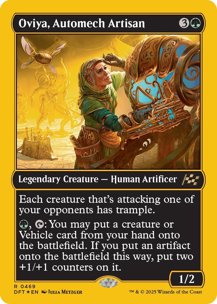 Image for Oviya, Automech Artisan (First-Place Foil) (469) [Aetherdrift]